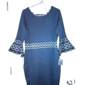 Gabby Skye Sweater Formal Dress Size L NWT